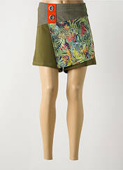 Jupe short vert SMASH WEAR pour femme seconde vue