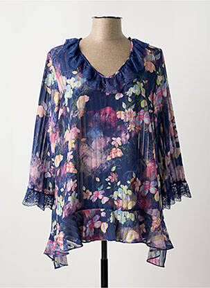 Tunique manches longues bleu ANA SOUSA pour femme