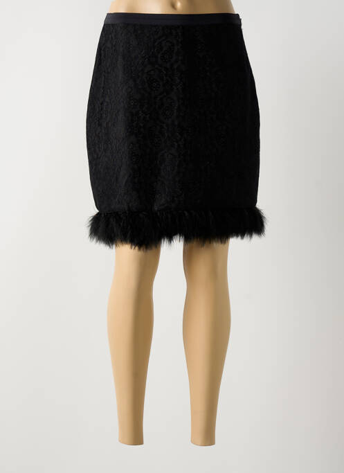 Jupe courte taille haute noir SMASH WEAR femme