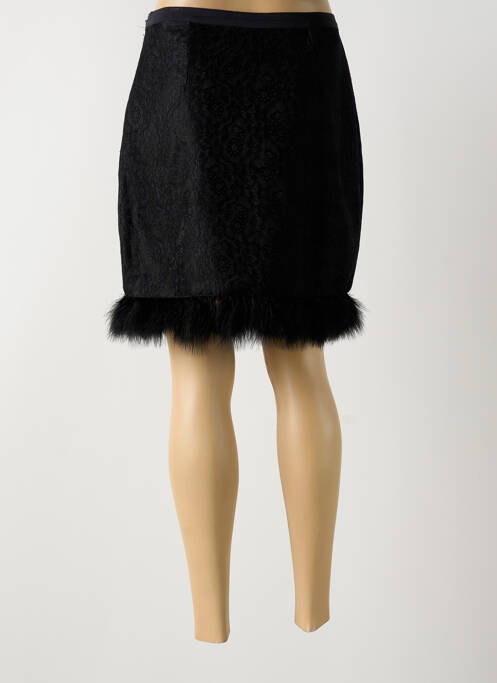 Jupe courte taille haute noir SMASH WEAR femme