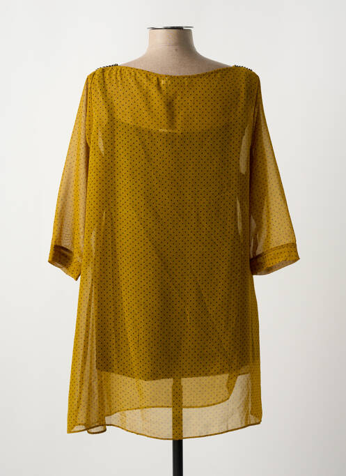 Tunique manches longues jaune GABRIELLE BY MOLLY BRACKEN pour femme