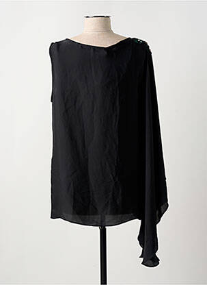 Top col rond manches longues noir SINEQUANONE femme
