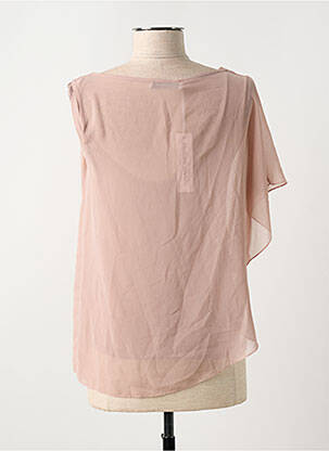 Top coupe cintrée sans manche rose RINASCIMENTO femme