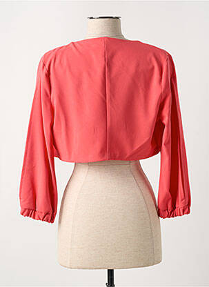 Veste chic col v rose RINASCIMENTO femme