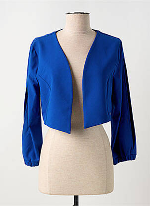Veste chic col v bleu RINASCIMENTO femme