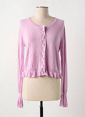 Gilet manches longues violet ANA SOUSA pour femme seconde vue