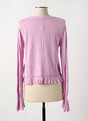 Gilet manches longues violet ANA SOUSA pour femme seconde vue