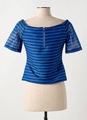 Top bleu JUS D'ORANGE pour femme seconde vue