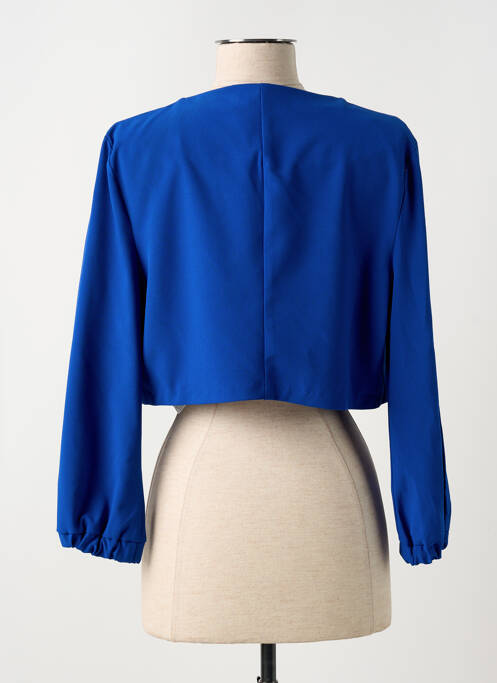 Veste chic col v bleu RINASCIMENTO femme