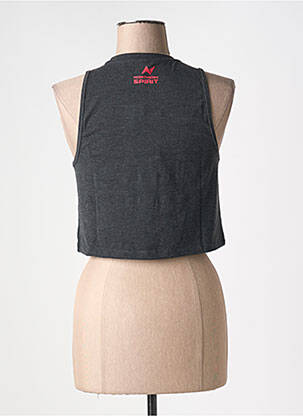 Top tissage jersey sans manche gris NORTHERN SPIRIT femme