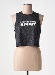 Top tissage jersey sans manche noir NORTHERN SPIRIT femme
