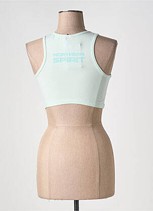 Top tissage jersey sans manche vert NORTHERN SPIRIT femme