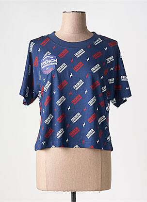 T-shirt imprimé fantaisie manches courtes bleu NORTHERN SPIRIT femme