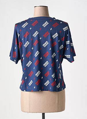T-shirt imprimé fantaisie manches courtes bleu NORTHERN SPIRIT femme