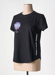 T-shirt sérigraphie manches courtes noir NORTHERN SPIRIT femme