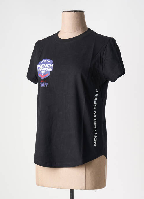 T-shirt noir NORTHERN SPIRIT pour femme