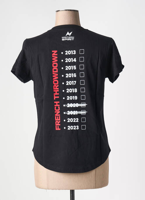 T-shirt noir NORTHERN SPIRIT pour femme