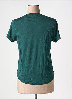 T-shirt sérigraphie manches courtes vert NORTHERN SPIRIT femme
