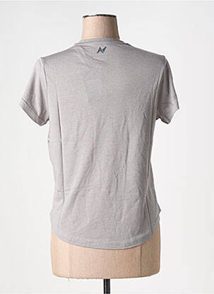 T-shirt sérigraphie manches courtes gris NORTHERN SPIRIT femme