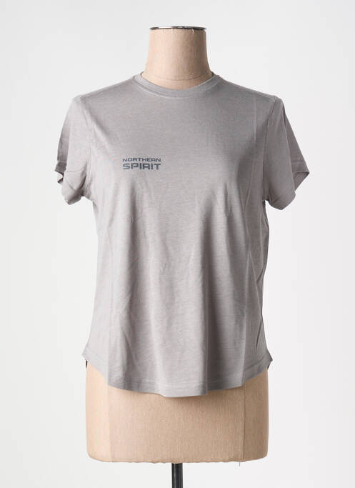 T-shirt gris NORTHERN SPIRIT pour femme