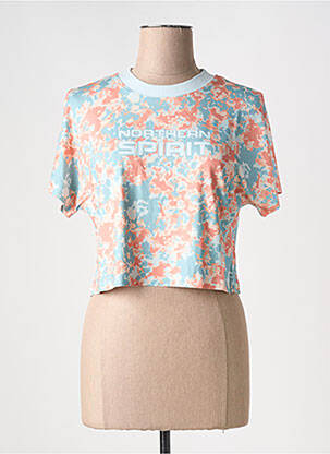 T-shirt coupe droite manches courtes orange NORTHERN SPIRIT femme