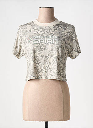 T-shirt coupe droite manches courtes beige NORTHERN SPIRIT femme