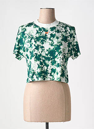 T-shirt coupe droite manches courtes vert NORTHERN SPIRIT femme