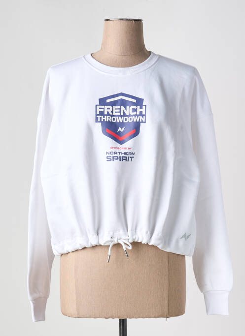 Sweat-shirt blanc NORTHERN SPIRIT pour femme