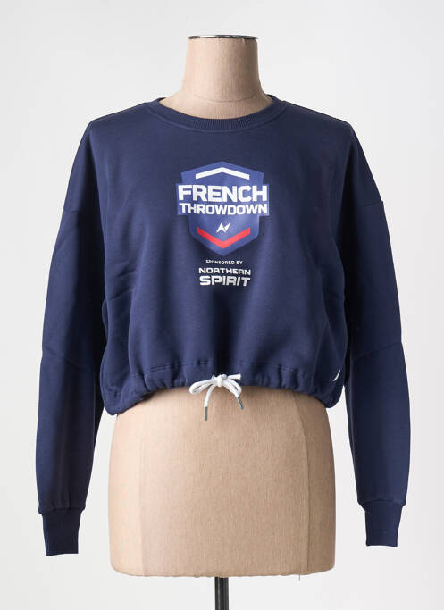 Sweat-shirt bleu NORTHERN SPIRIT pour femme