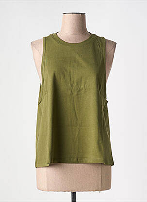 Débardeur coupe droite sans manche vert NORTHERN SPIRIT femme