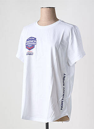 T-shirt coupe droite manches courtes blanc NORTHERN SPIRIT femme