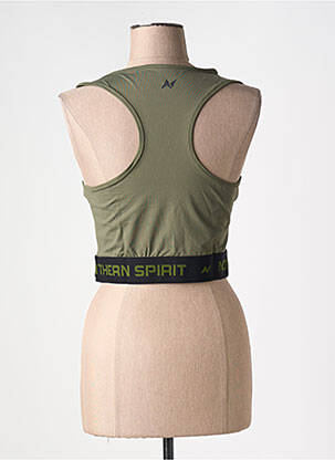 Top tissage jersey sans manche vert NORTHERN SPIRIT femme