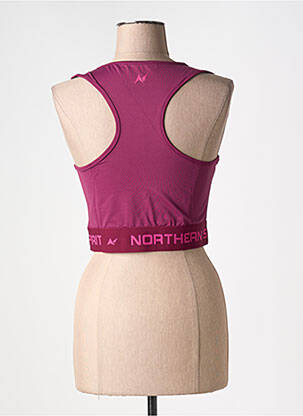 Top stretch sans manche violet NORTHERN SPIRIT femme