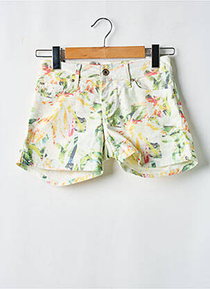 Short fermeture zippée sous rabat boutonné taille normale vert SALSA femme