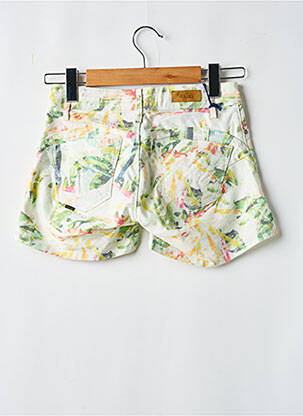 Short fermeture zippée sous rabat boutonné taille normale vert SALSA femme