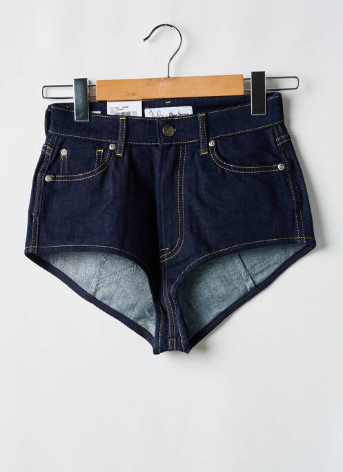 Short bleu PEPE JEANS X DUA LIPA pour femme