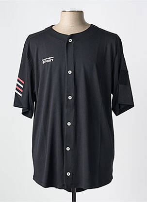 Chemise manches courtes coupe droite noir NORTHERN SPIRIT homme