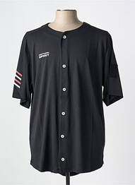 Chemise manches courtes coupe droite noir NORTHERN SPIRIT homme