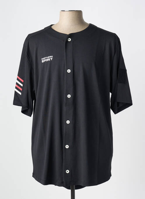 Chemise manches courtes noir NORTHERN SPIRIT pour homme