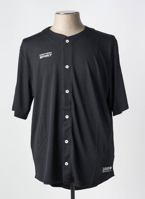 Chemise manches courtes noir NORTHERN SPIRIT pour homme