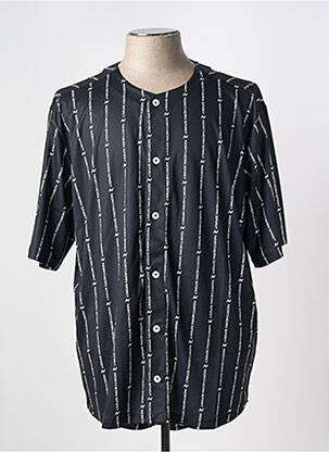 Chemise manches courtes imprimé fantaisie noir NORTHERN SPIRIT homme