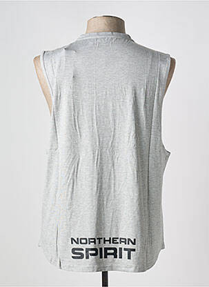 Débardeur coupe droite sans manche gris NORTHERN SPIRIT homme