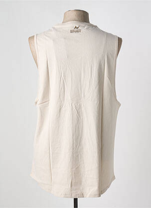 Débardeur coupe droite sans manche beige NORTHERN SPIRIT homme