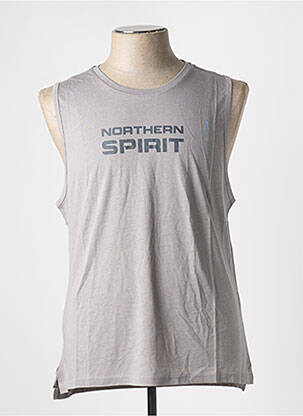 Débardeur coupe droite sans manche gris NORTHERN SPIRIT homme
