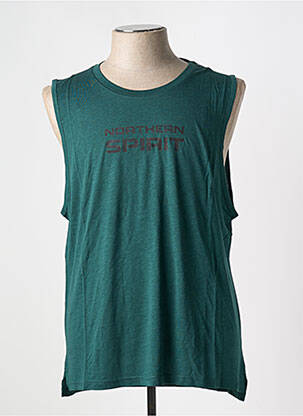 Débardeur coupe droite sans manche vert NORTHERN SPIRIT homme