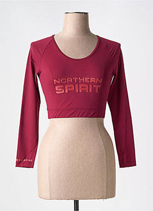 Top stretch manches longues rouge NORTHERN SPIRIT femme