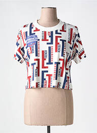 T-shirt imprimé fantaisie manches courtes beige NORTHERN SPIRIT femme