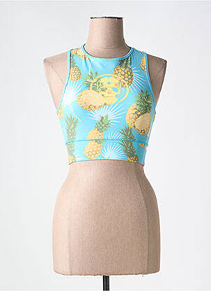 Top tissage jersey sans manche bleu NORTHERN SPIRIT femme