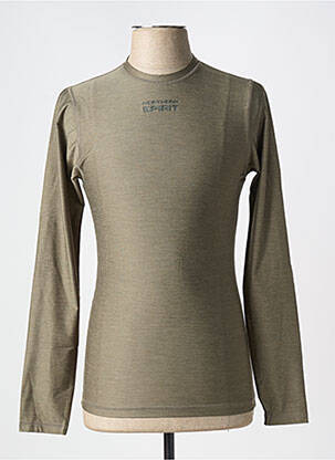 T-shirt coupe cintrée manches longues vert NORTHERN SPIRIT homme