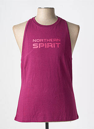 Débardeur coupe cintrée sans manche rouge NORTHERN SPIRIT homme